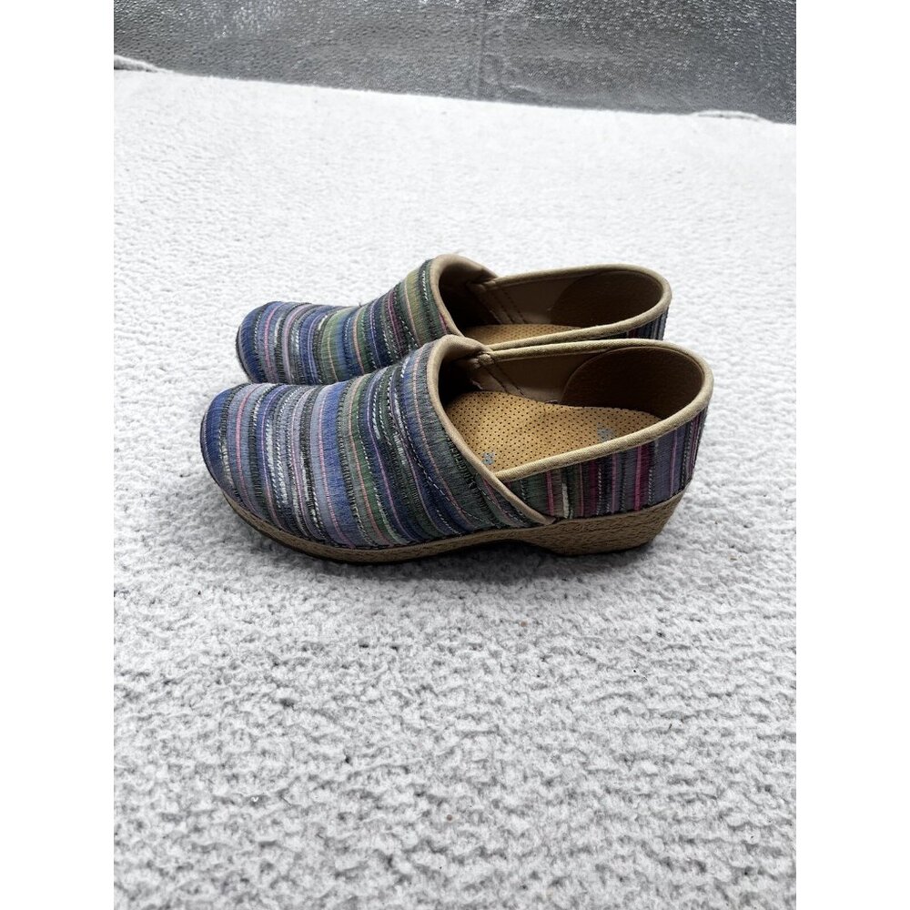 Dansko Multicolor Striped Mules - Picture 9 of 14